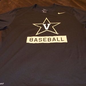 Black Nike Vanderbilt baseball T-shirt